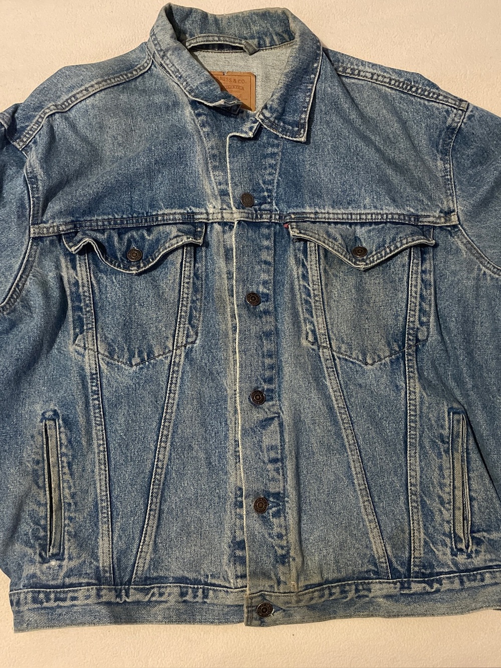 Used 90'S-00'S Levi's denim jacket made in Canada men's size L